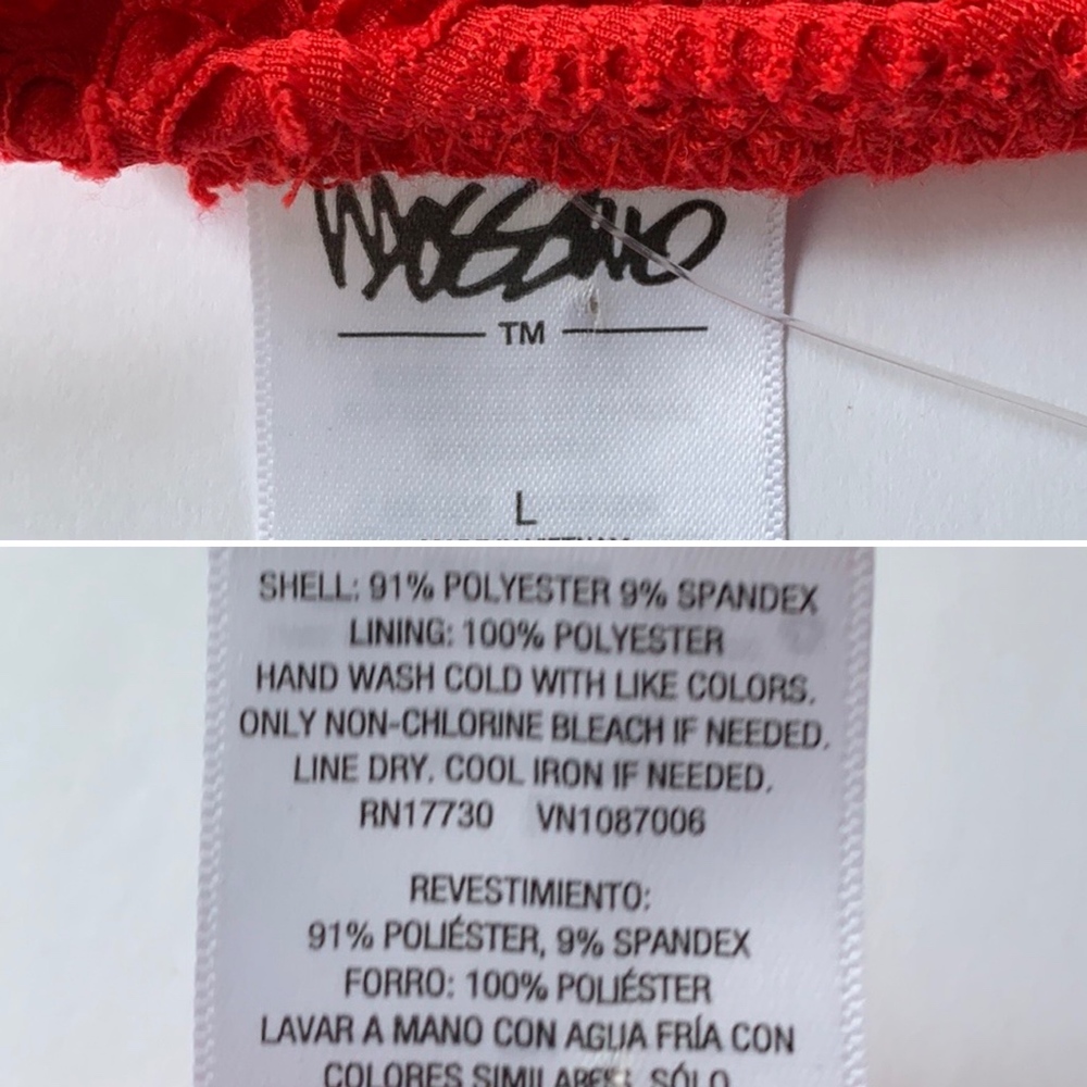 SOLD Mossimo Red Pepper Crochet Bikini Top - Picture 5 of 5